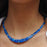 Flinder Nouveau Blue Necklace
