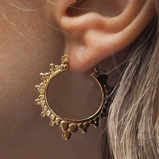 Dalia Gold Hoop Earrings