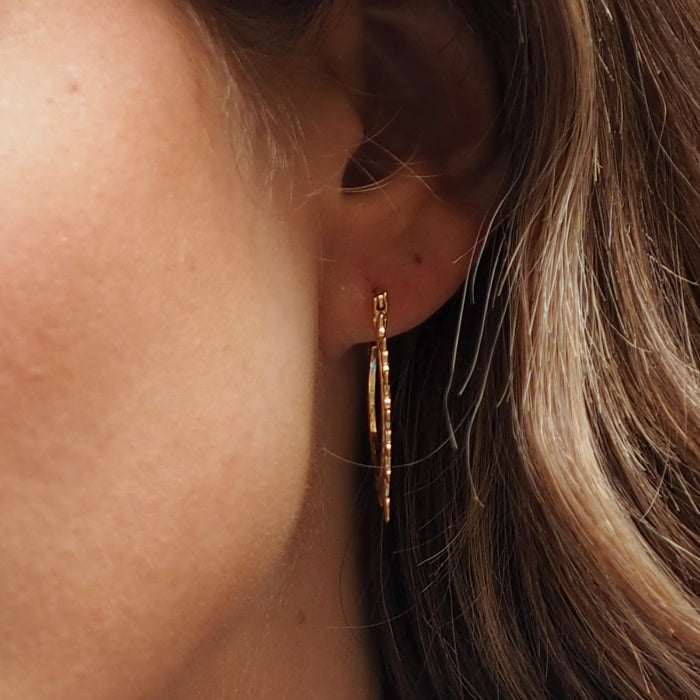 Dalia Gold Hoop Earrings