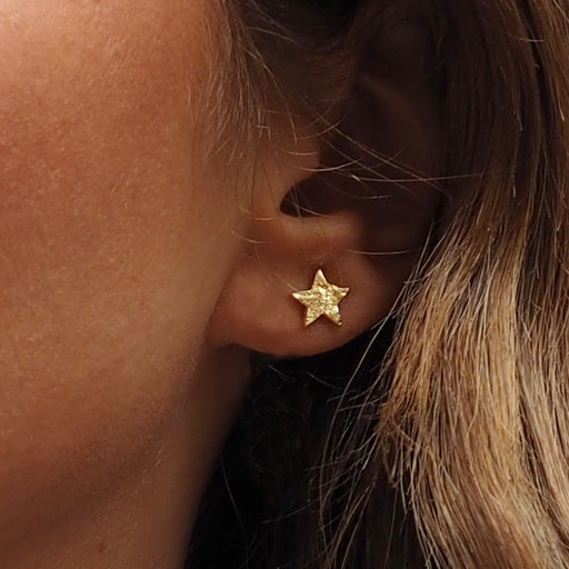 Foresta Tiny Star Gold Stud Earrings