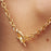 Foresta Chain T-Bar Gold Necklace
