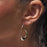 Liberty Hammered Loop Earrings