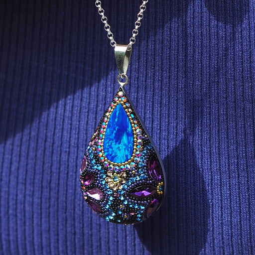 Allegra Purple Shimmer Pendant