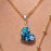 Allegra Sapphire Dream Small Heart Pendant