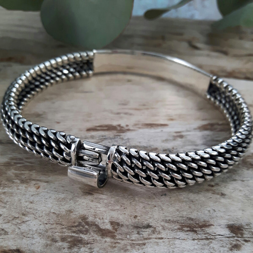 Figaro Identity 22cm Clasp Bracelet