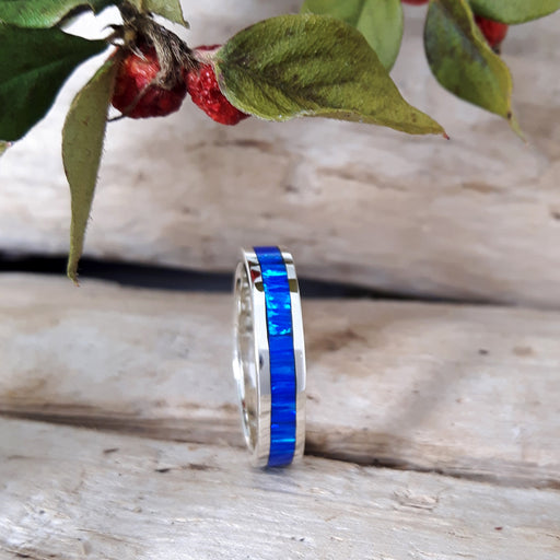 Flinder Blue Opal Ring