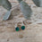 Flinder Emerald Dotty Drop Earrings