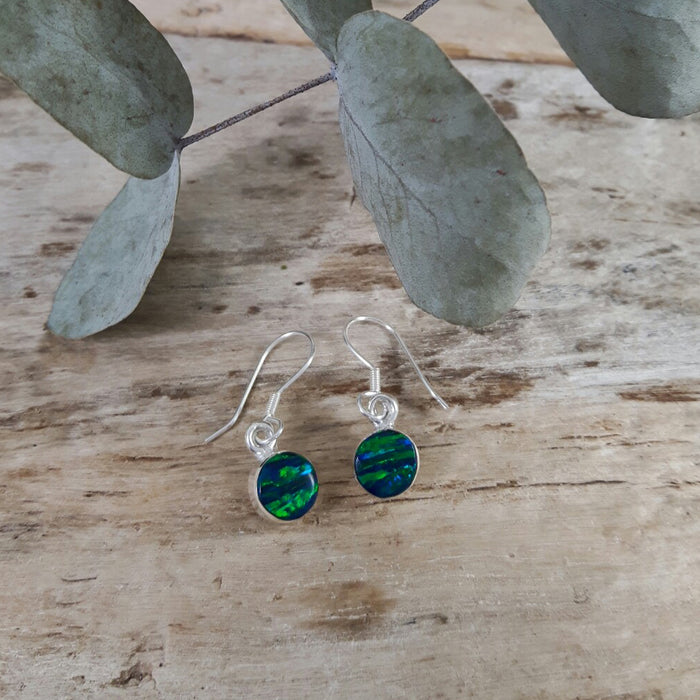 Flinder Emerald Dotty Drop Earrings