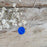 Flinder Blue Dotty Small Pendant
