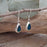 Flinder Emerald Teardrop Drop Earrings