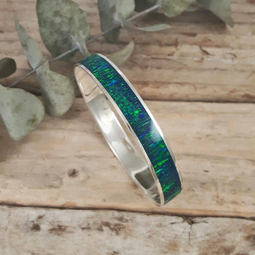 Flinder Emerald Wide Bangle