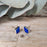 Flinder Blue Kite Stud Earrings