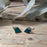 Flinder Emerald Kite Stud Earrings