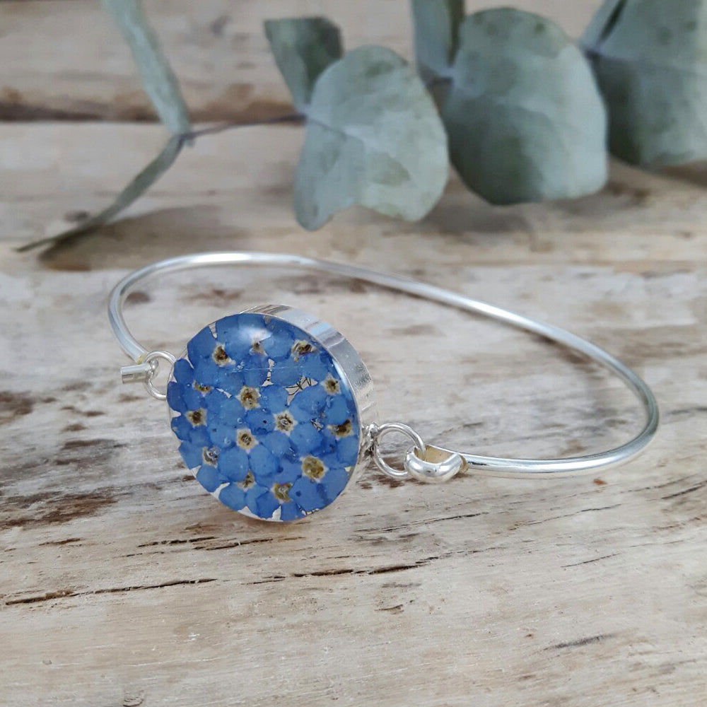 Flores Forget-Me-not Round Bangle