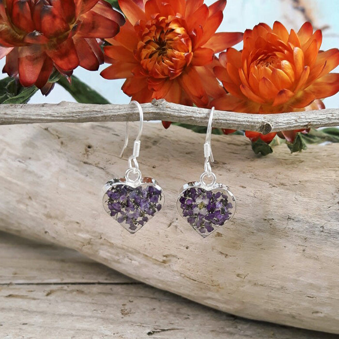 Flores Heather Heart Drop earrings