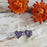 Flores Heather Heart Drop earrings