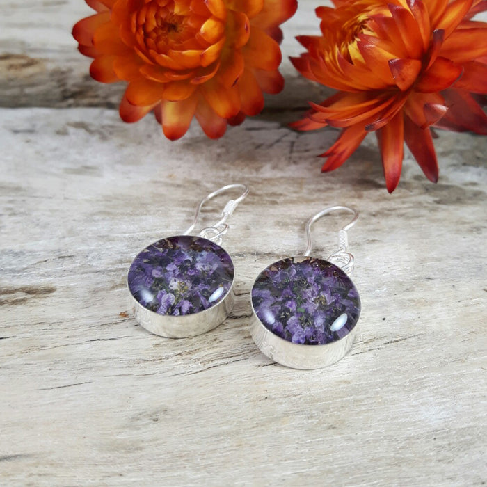Flores Heather Round Drop Earrings