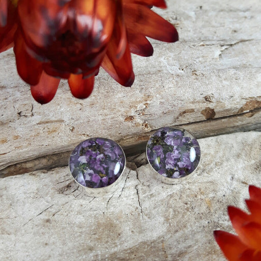 Flores Heather Round Stud Earrings