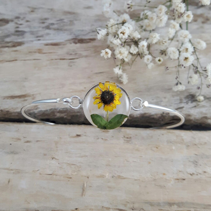 Flores Sunflower Round Bangle