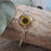 Flores Sunflower (no stem) Round Bangle
