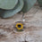 Flores Sunflower (no stem) Round Medium Pendant