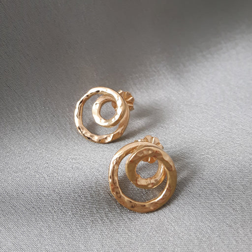 Foresta Caracol Gold Stud Earrings
