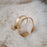 Foresta Divine Hoop Gold Earrings