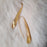 Foresta Zest Long Drop Gold Earrings