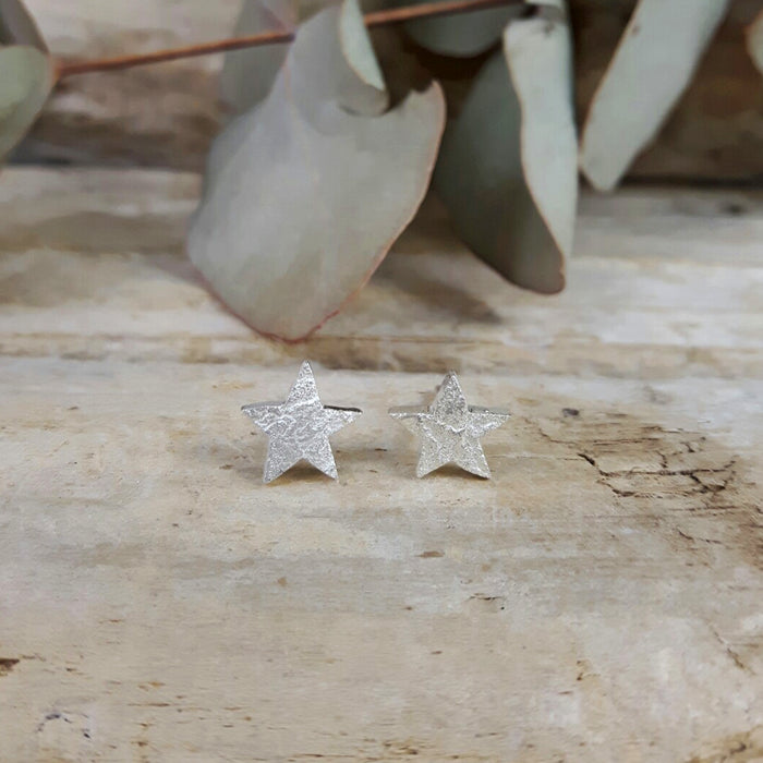 Foresta Tiny Star Silver Stud Earrings
