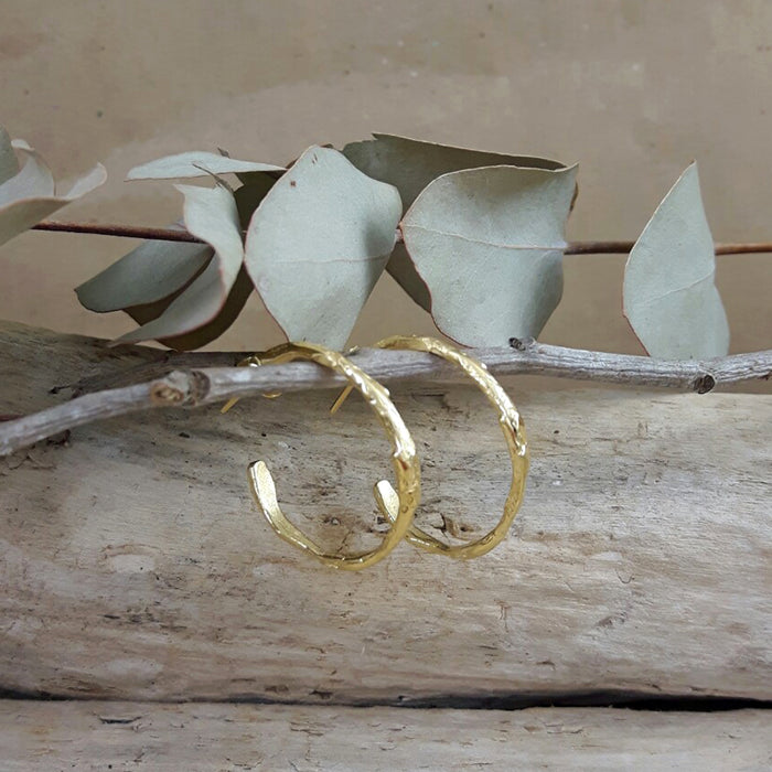 Foresta Yve Gold Hoop Earrings
