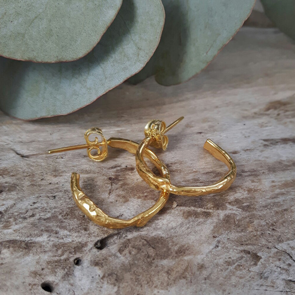 Foresta Yve Gold Mini Hoop Earrings