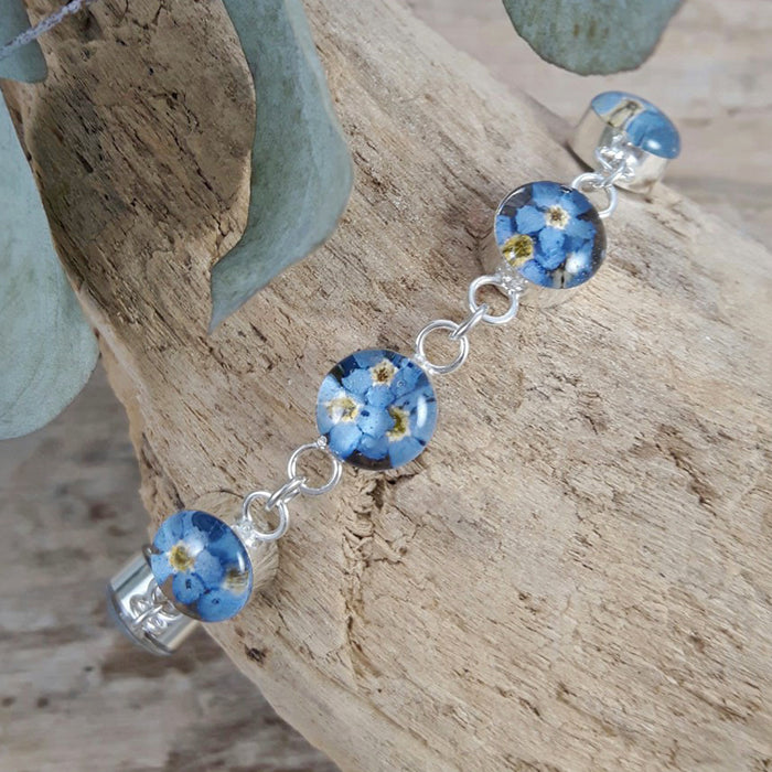 Flores Forget-Me-Not Round Medium Bracelet