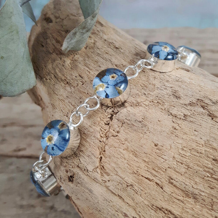 Flores Forget-Me-Not Round Medium Bracelet