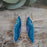 Gala Azure Long Drop Earrings