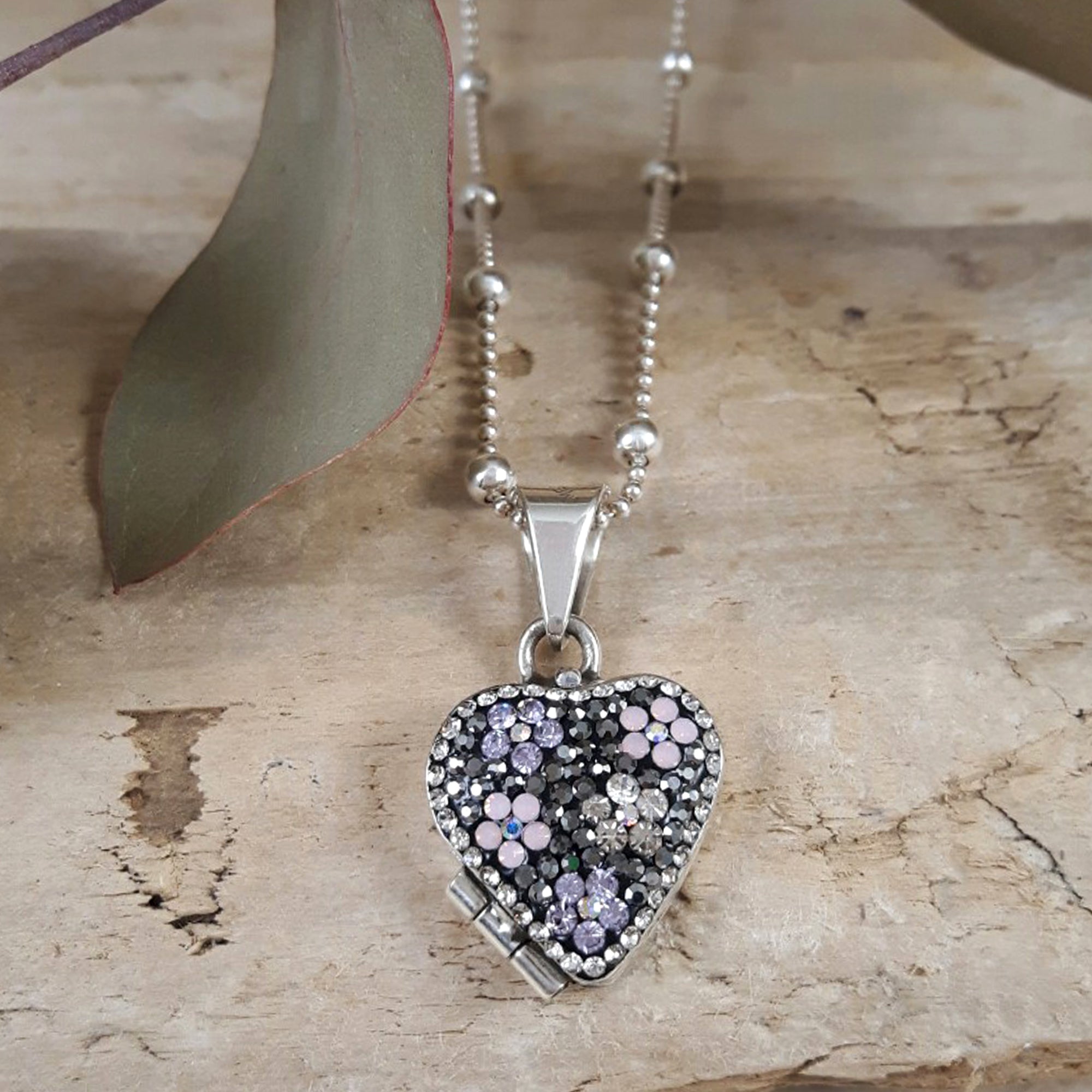 Gala Heart Tutti Frutti Jet S Locket