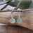 Grace Aqua Chalcedony Drop Earrings