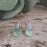 Grace Aqua Chalcedony Drop Earrings