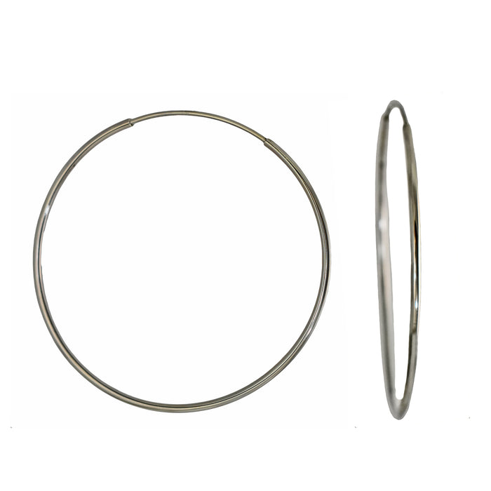 Round 6cm Hoop Earrings