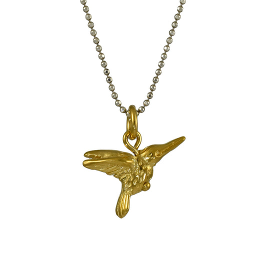 Hummingbird Gold Pendant/Charm