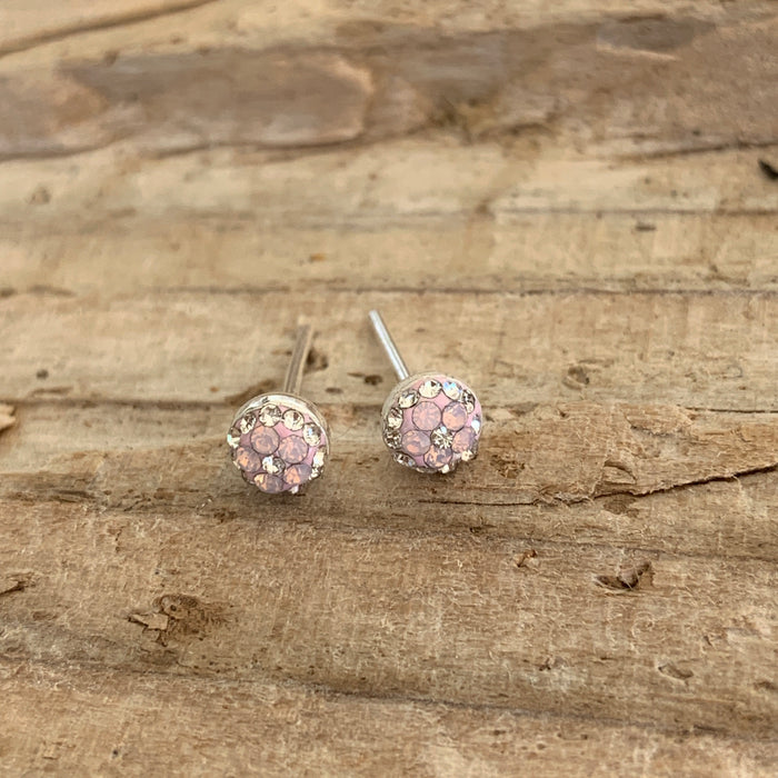 Gala Tiny Blush Stud Earrings