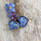 Flores Forget-Me-Not Heart Stud Earrings
