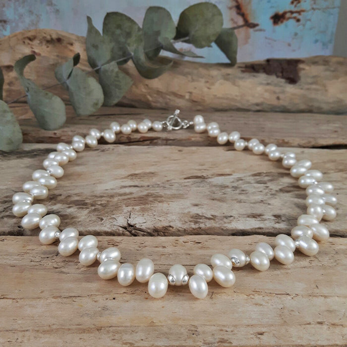 Ingrid Large White Pearl Necklace