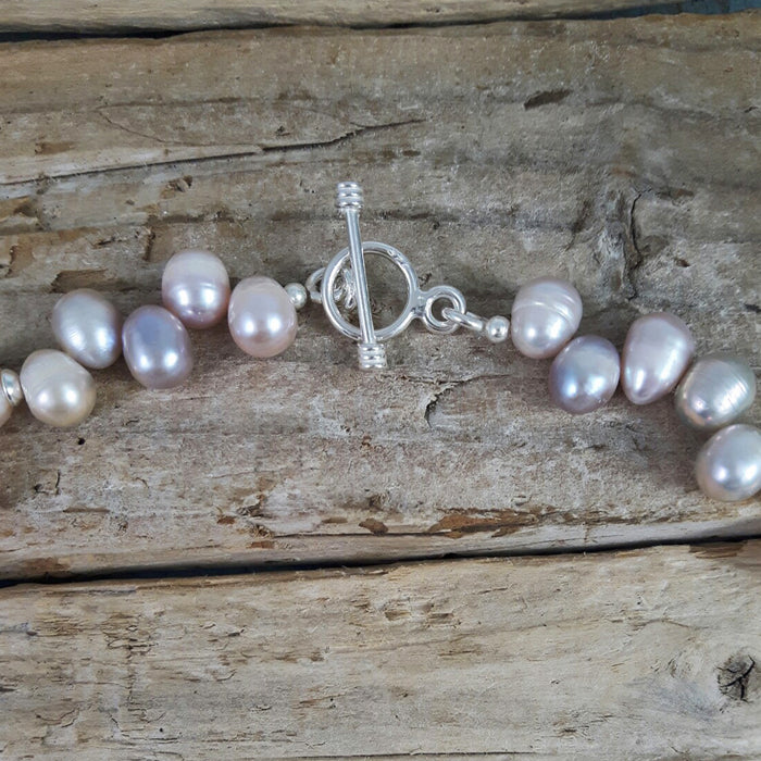 Ingrid Pink Pearl Necklace
