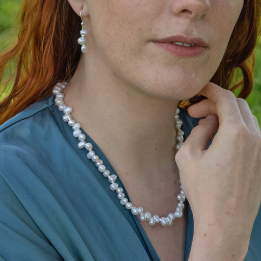 Ingrid White Pearl Necklace