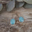 Larimar Dainty Drop Oval Earrings