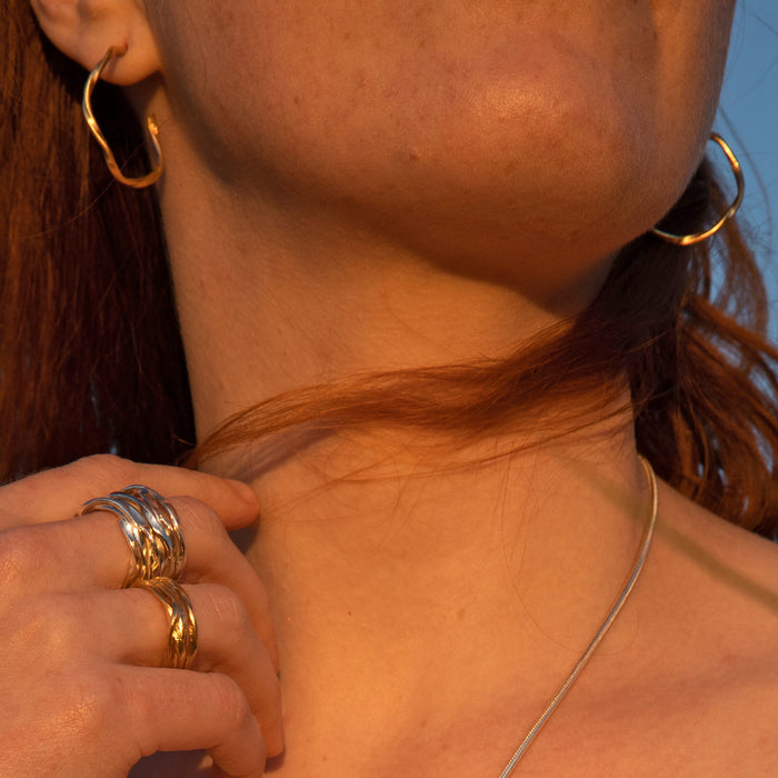 Single strand earrings hotsell