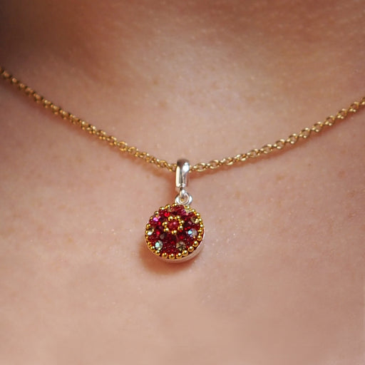 Allegra Red Daisy Mini Pendant