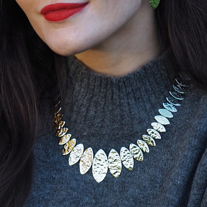 Roma Ava Hammered Necklace