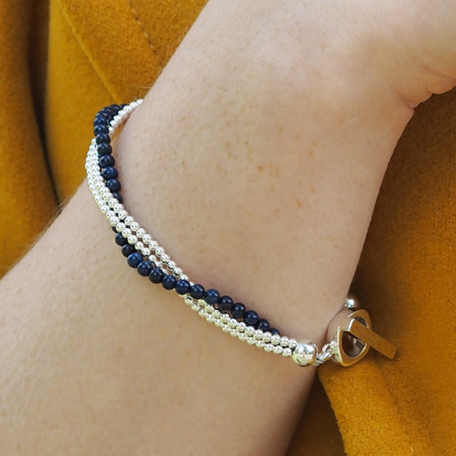 Jasmin Lapis Bracelet