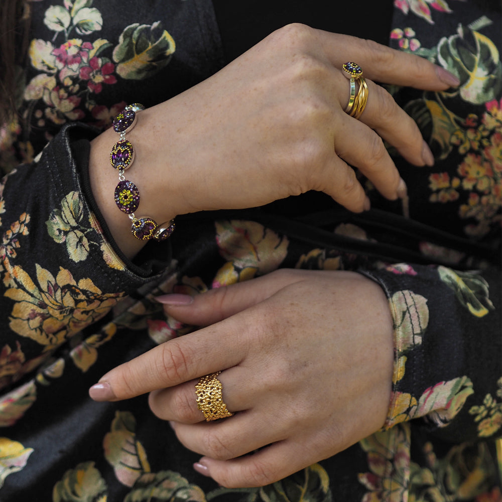 Bubble Gold Ring